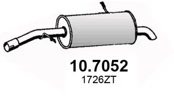 Toba esapament finala ASSO CITROËN C3 Pluriel (HB_) 2003-2008 - 10.7052