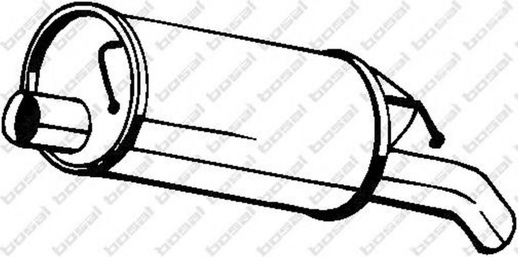 Toba esapament finala AUDI A6 Avant 4B5 C5 BOSAL 105-137