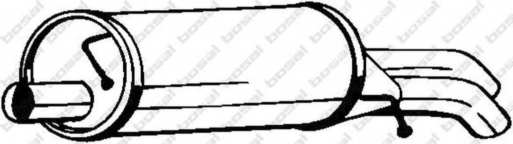 Toba esapament finala AUDI A6 Avant 4B5 C5 BOSAL 105-143