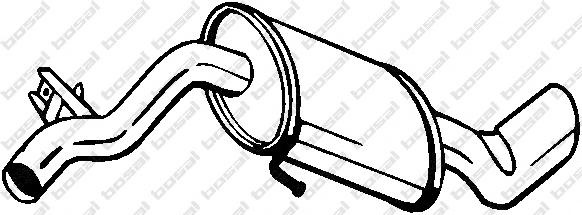 Toba esapament finala BMW 1 (E81), BMW 1 (E87) - BOSAL 247-037