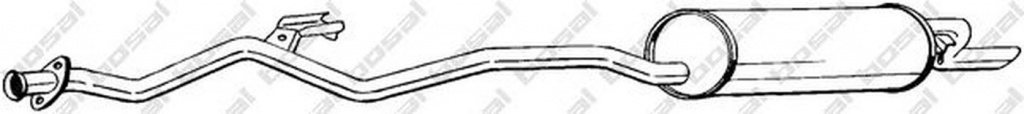 Toba esapament finala BMW 5 Touring E34 BOSAL 289-013