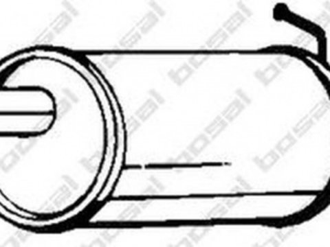 Toba esapament finala CITROEN C3 II BOSAL 135-123