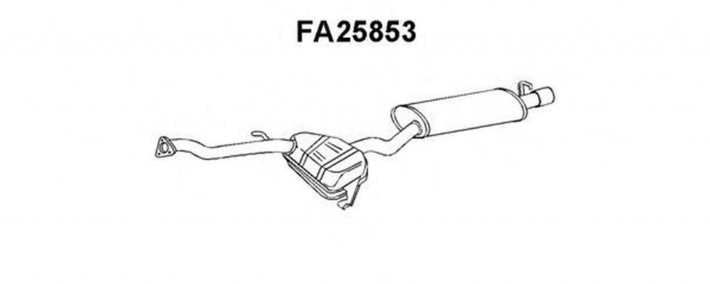 Toba esapament finala FIAT TIPO 160 VENEPORTE FA25853