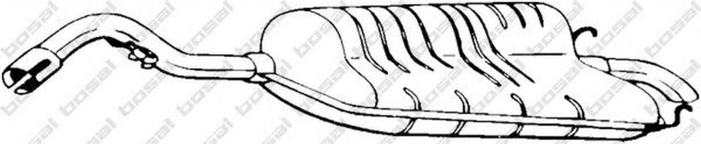 Toba esapament finala FORD ESCORT VI Cabriolet ALL BOSAL 154-849