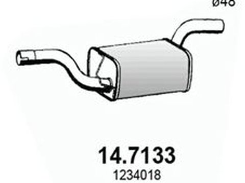 Toba esapament finala FORD FOCUS II DA ASSO 147133