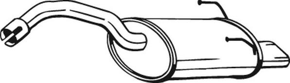 Toba esapament finala FORD KA RU8 BOSAL 154-463