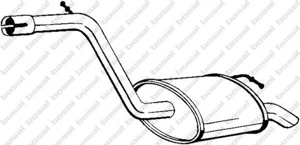 Toba esapament finala FORD MONDEO III combi BWY BOSAL 154-185