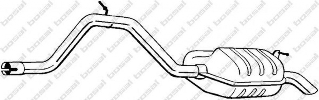 Toba esapament finala FORD MONDEO III limuzina B4Y BOSAL 281-041