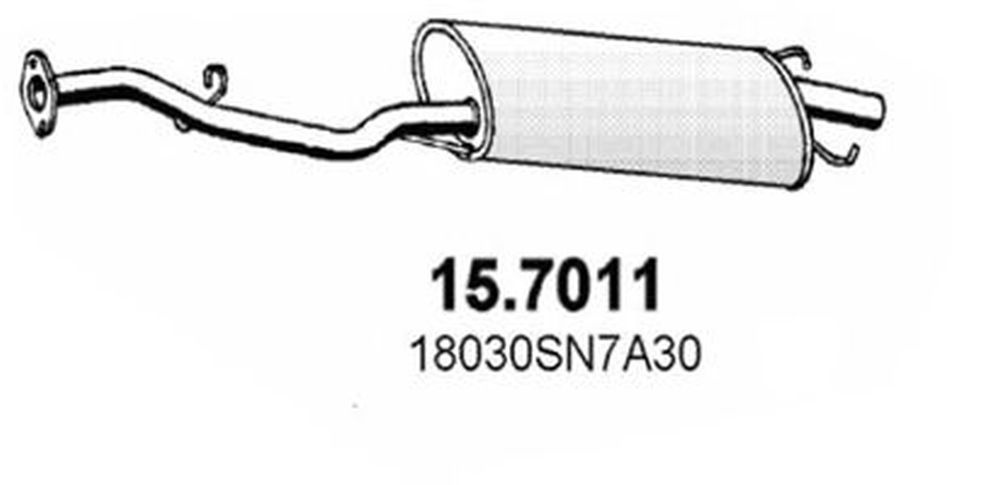 Toba esapament finala HONDA ACCORD IV CB ASSO 1570
