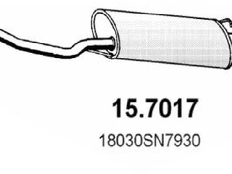 Toba esapament finala HONDA ACCORD V CE CF ASSO 157017