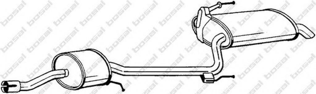 Toba esapament finala HONDA ACCORD VII CL BOSAL 285-359
