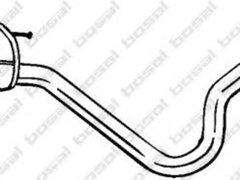 Toba esapament finala HYUNDAI i30 (FD) (2007 - 2011) BOSAL 280-147