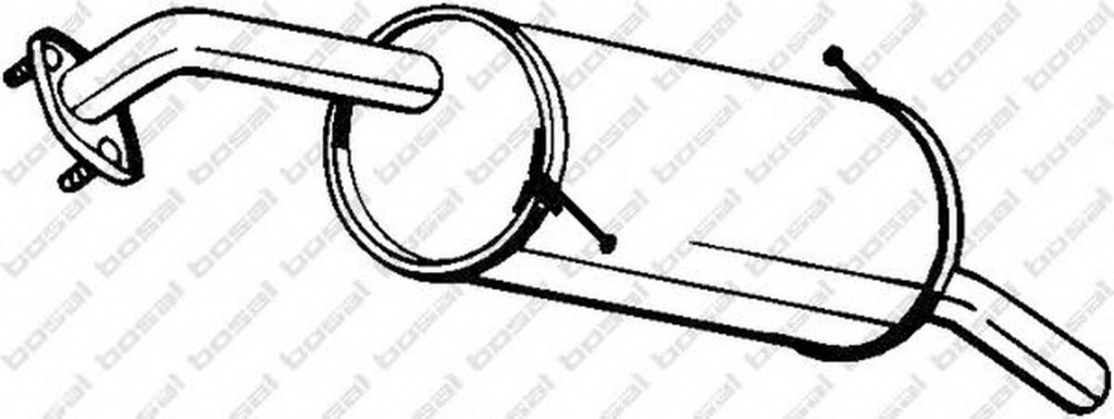 Toba esapament finala MAZDA 2 DE BOSAL 171-045