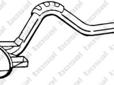 Toba esapament finala MITSUBISHI COLT/RODEO (K7_T, K6_T) - BOSAL 283-605