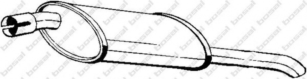 Toba esapament finala OPEL ASTRA F combi 51 52 BOS