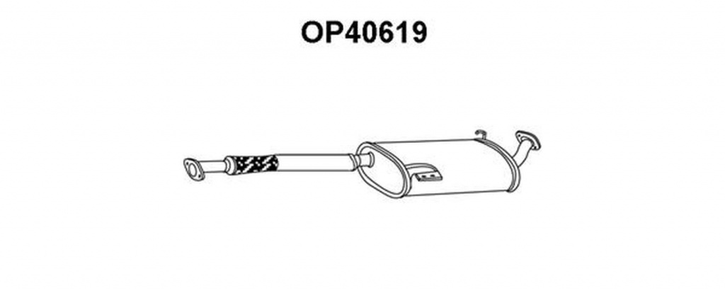 Toba esapament finala OPEL FRONTERA A Sport 5 SUD2 VENEPORTE OP40619