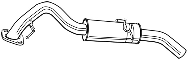 Toba esapament finala OPEL FRONTERA B 6B WALKER 22587