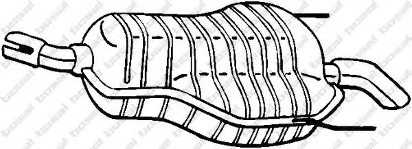 Toba esapament finala OPEL ZAFIRA B (A05) (2005 - 2016) QWP WEX9622
