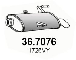 Toba esapament finala PEUGEOT 206 SW (2E/K) (2002 
