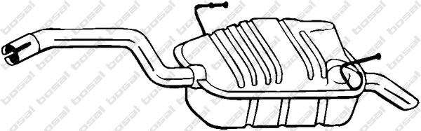 Toba esapament finala PEUGEOT 807 (E), Citroen C8 