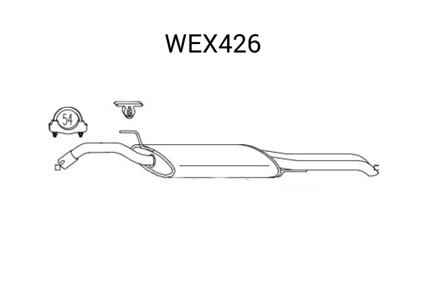 Toba esapament finala QWP WEX426