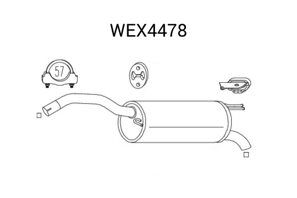 Toba esapament finala QWP WEX4478