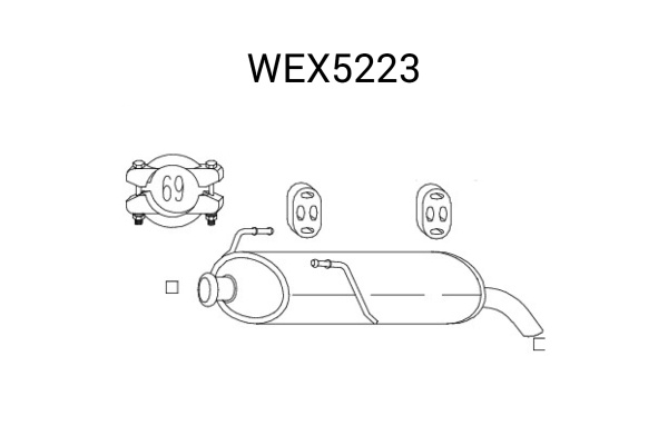 Toba esapament finala QWP WEX5223