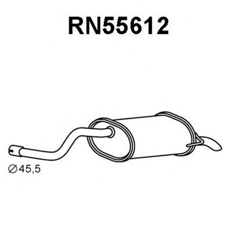 Toba esapament finala RENAULT CLIO II BB0 1 2 CB0 