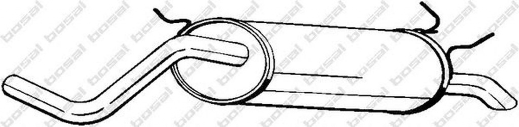 Toba esapament finala RENAULT MEGANE I BA0 1 BOSAL 279-151