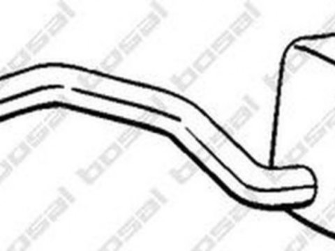 Toba esapament finala RENAULT MEGANE III Grandtour KZ0 1 BOSAL 279-569