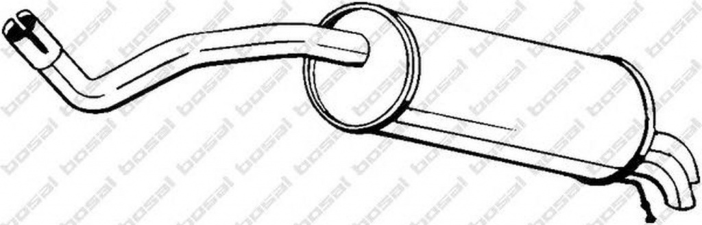 Toba esapament finala SKODA FABIA BOSAL 227-021