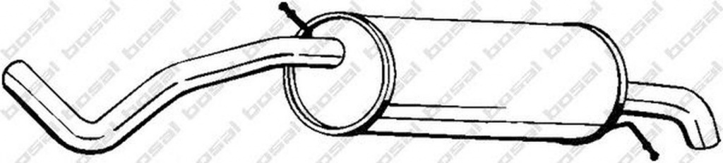 Toba esapament finala SKODA FABIA Combi BOSAL 278-997