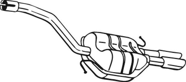 Toba esapament finala VW PASSAT Variant 3C5 BOSAL 