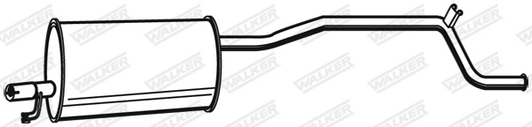 Toba esapament finala WALKER 21619 se potriveste la FIAT PANDA (141_) 156 C.046 1108cc 50cp 37kW 1991 1992 1993 1994 1995 1996 1997 1998 1999 2000 2001 2002 2003 2004
