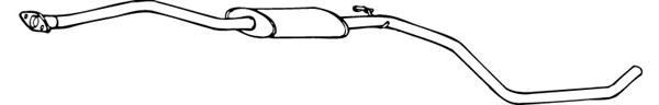 Toba esapament FORD ESCORT V Cabriolet ALL WALKER 16108