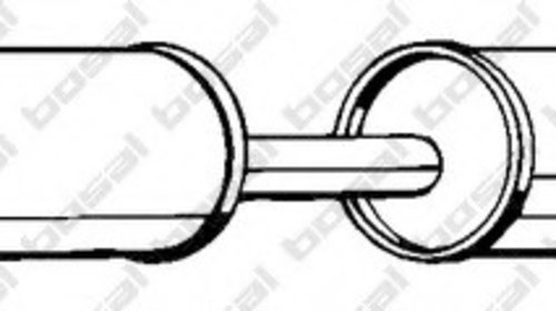 Toba esapament intermediara 280-055 BOSA
