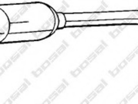 Toba esapament intermediara 281-945 BOSAL pentru Daewoo Matiz