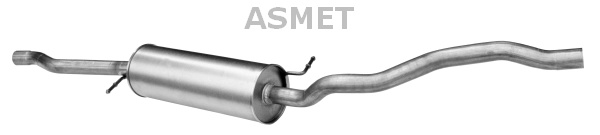Toba esapament intermediara ASMET 03.098 model VW SHARAN (7M8, 7M9, 7M6) BRT 1968cc 140cp 103kW 2002 2003 2004 2005 2006 2007 2008 2009 2010