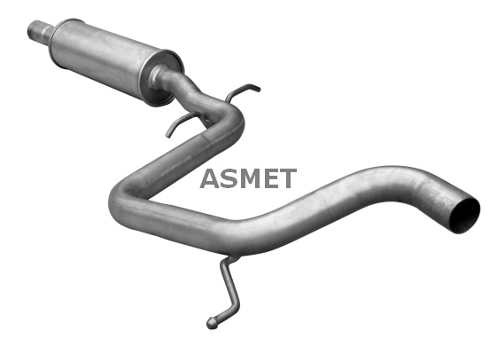 Toba esapament intermediara ASMET 03.121 se potriveste la VW GOLF PLUS V (5M1, 521) BKC; BLS; BXE 1896cc 105cp 77kW 2005 2006 2007 2008 2009
