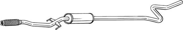 Toba esapament intermediara - Bosal 292-053