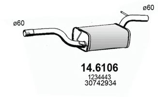 Toba esapament intermediara FORD FOCUS C-MAX (2003