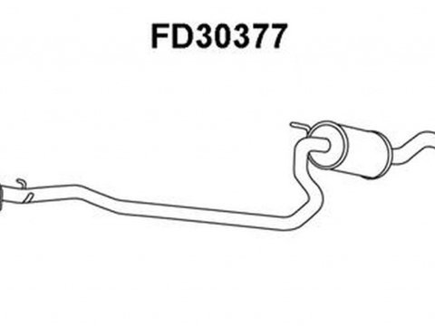 Toba esapament intermediara FORD PUMA EC VENEPORTE FD30377