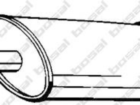 Toba esapament intermediara FORD TRANSIT bus (E_ _), FORD TRANSIT Van (E_ _), FORD TRANSIT platou / sasiu (E_ _) - BOSAL 154-081