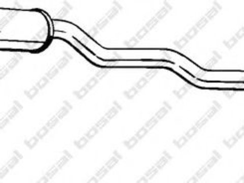 Toba esapament intermediara HONDA JAZZ II (GD) (2002 - 2008) BOSAL 283-451