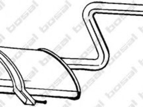 Toba esapament intermediara HYUNDAI MATRIX (FC) (2001 - 2010) BOSAL 284-301 piesa NOUA