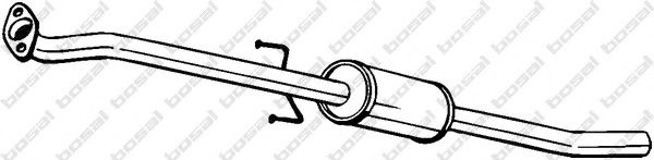 Toba esapament intermediara KIA CEE'D hatchback (ED) (2006 - 2012) BOSAL 282-903