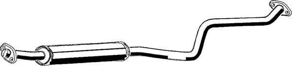 Toba esapament intermediara MAZDA 323 F/P Mk VI (BJ) (1998 - 2004) ASMET 11.043