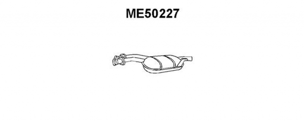 Toba esapament intermediara MERCEDES-BENZ E-CLASS W124 VENEPORTE ME50227