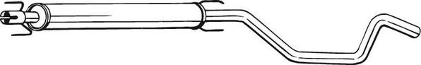 Toba esapament intermediara OPEL ASTRA G hatchback