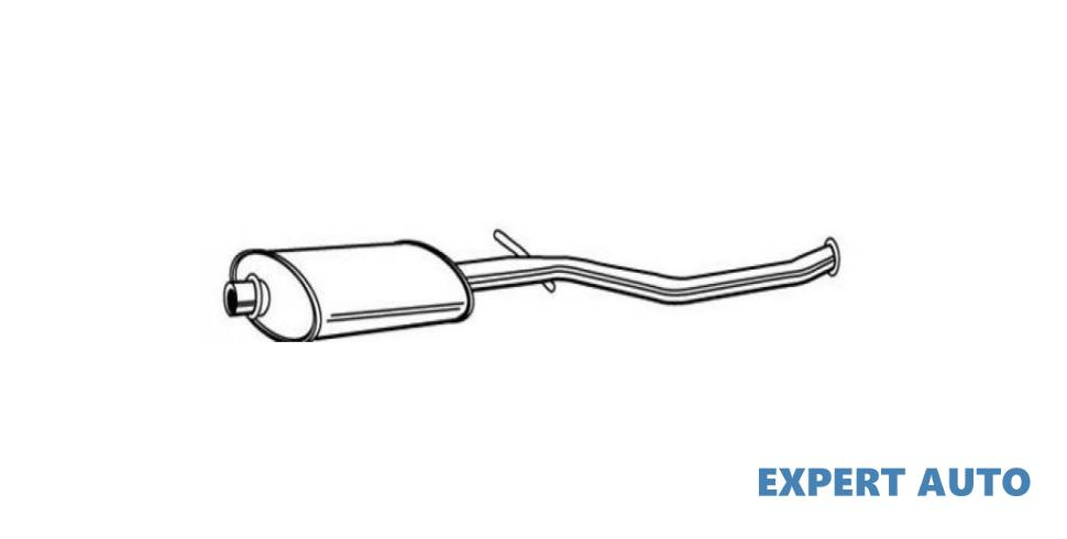 Toba esapament intermediara Peugeot 206 CC (2D) 2000-2016 #8 0150202